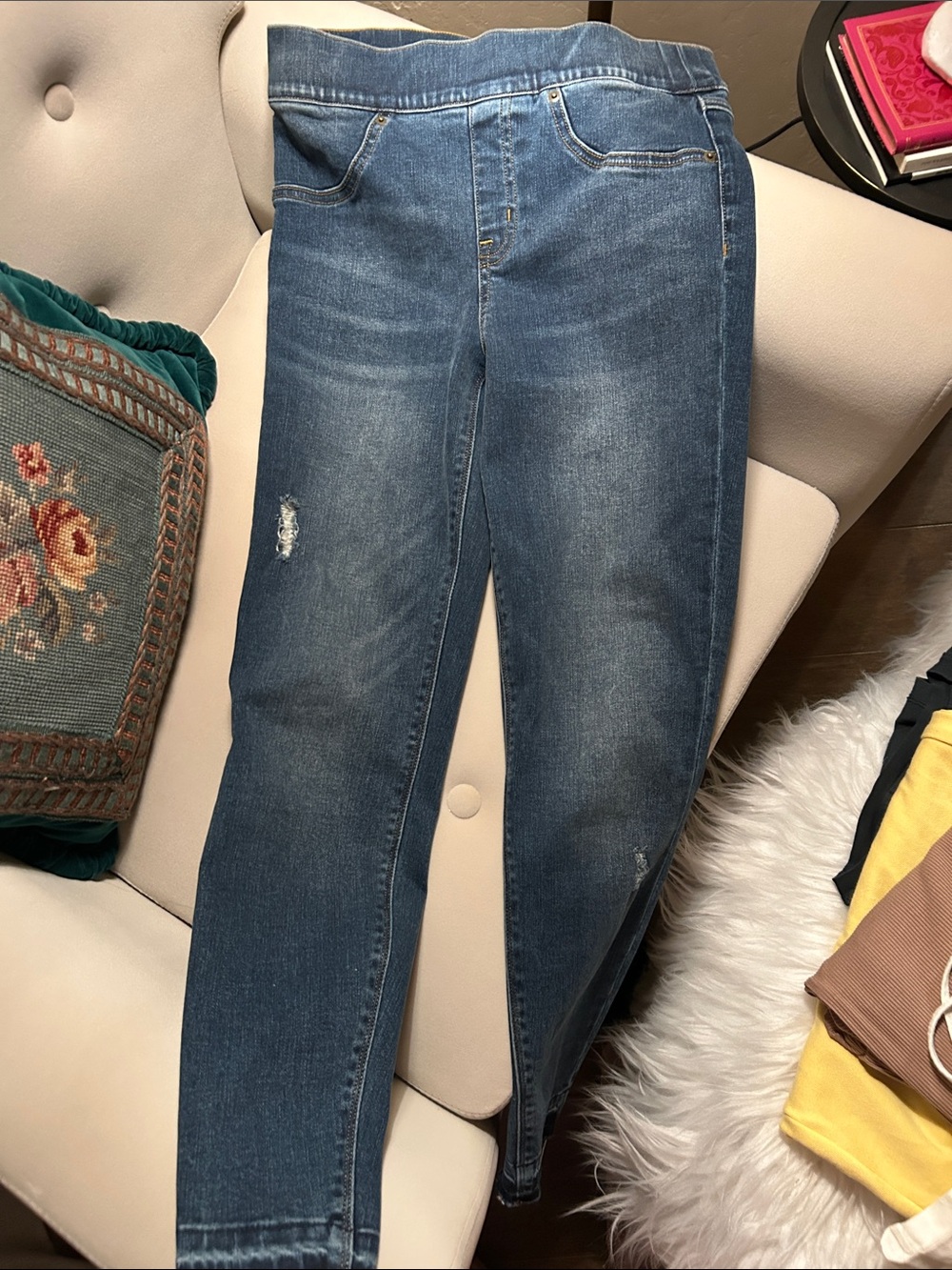 Spanx jean leggings small /oetite